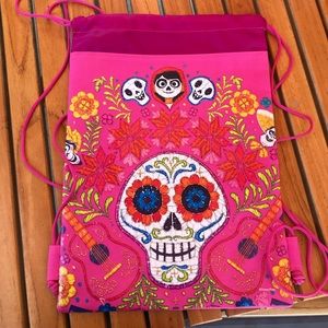 Pink Disney/Pixar Coco Drawstring Bag